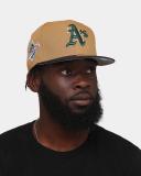 New Era Oakland Athletics 'Midnight Harvest 2-Tone' 59Fifty Fitted Wheat/navy