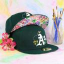 New Era Oakland Athletics Watercolour Floral 59Fifty Fitted