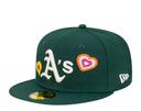 New Era Oakland Athletics Watercolour Floral 59Fifty Fitted
