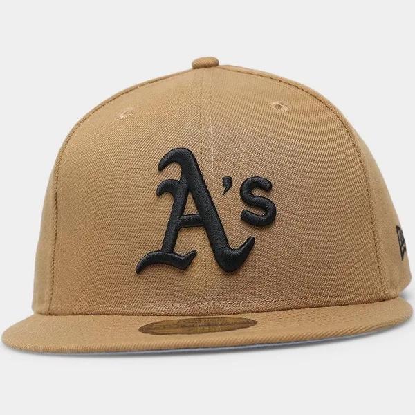 New Era Oakland Athletics 'Wheat' 59Fifty Fitted Wheat/black