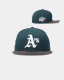 New Era Oakland Athletics World Series Beef & Broccoli 59Fifty Fitted Green/Brown