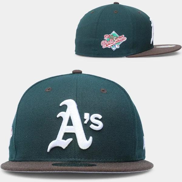 New Era Oakland Athletics World Series Beef & Broccoli 59Fifty Fitted Green/Brown