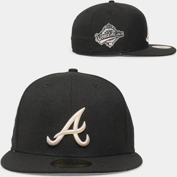 New Era Oakland Athletics World Series 'Stone Tones' 59Fifty Fitted Black/Stone