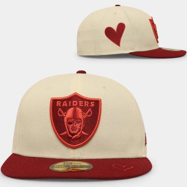 New Era Oakland Raiders 'Certified Lover 2.0' 59Fifty Fitted Chrome White