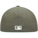 New Era Olive Houston Astros White Logo 59FIFTY Fitted Hat