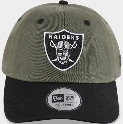 New Era Raiders Casual Classic New Olive Strapback