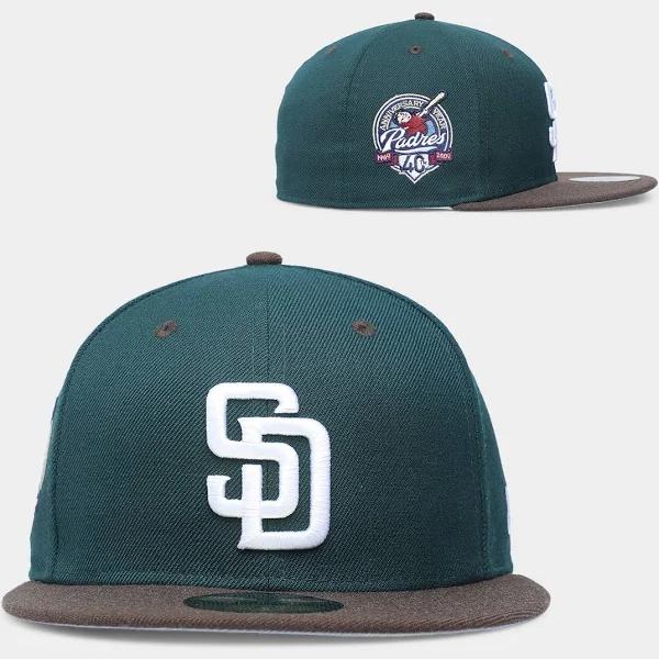 New Era San Diego Padres 40th Anniversary Beef & Broccoli 59Fifty Fitted Green/Brown