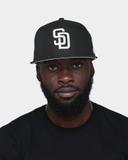 New Era San Diego Padres 'Chain Stitch' 59Fifty Fitted Black