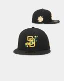 New Era San Diego Padres 'Floral Black' 59Fifty Fitted Black/Yellow
