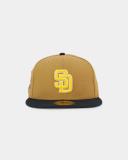 New Era San Diego Padres 'Midnight Harvest 2-Tone' 59Fifty Fitted Wheat/navy