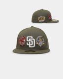 New Era San Diego Padres 'Olive Multi Logo' 59Fifty Fitted Olive
