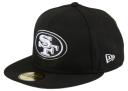 New Era San Francisco 49ers 59Fifty Fitted Hat Black/White