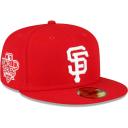 New Era San Francisco Giants 2010 World Series Side Patch Scarlet 59Fifty Fitted
