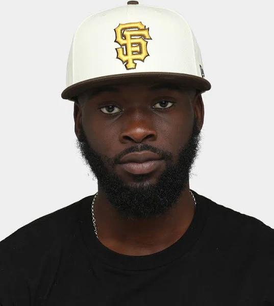 New Era San Francisco Giants 'Cereal' 59Fifty Fitted Chrome White/Walnut
