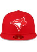 New Era Toronto Blue Jays 1993 World Series Side Patch Scarlet 59Fifty Fitted