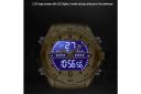 New Golden Mens Watches Dual Display