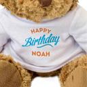 New - Happy Birthday Noah - Teddy Bear - Cute Soft Cuddly - Adorable G