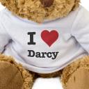 New - I Love Darcy - Teddy Bear - Cute and Cuddly - Gift Present Birth