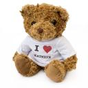 New - I Love Kathryn - Teddy Bear - Cute and Cuddly - Gift Present Birthday Xmas Valentine