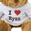 New - I Love Ryan - Teddy Bear - Cute and Cuddly - Gift Present Birthday Xmas Valentine