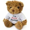 New - I'm Sorry Victoria - Teddy Bear - Cute Soft Cuddly - Gift Presen