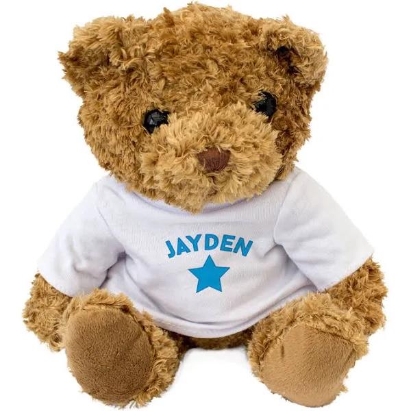 New - Jayden - Cute and Cuddly Teddy Bear - Gift Present Xmas Birthday
