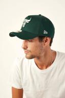 New New Era 9Forty A-Frame Chicago Bulls Snapback Dark Green - One Size