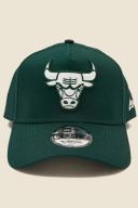 New New Era 9Forty A-Frame Chicago Bulls Snapback Dark Green - One Size