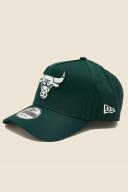 New New Era 9Forty A-Frame Chicago Bulls Snapback Dark Green - One Size
