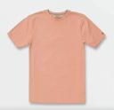 New Volcom Men's Solid Mens SS Tee Short Sleeve Cotton Soft White