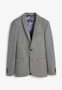 Next Empire Mills Signature Birdseye Suit: Jacket - Grey - Mens - Size 40R - Wool - Ezibuy