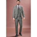 Next Empire Mills Signature Birdseye Suit: Jacket - Grey - Mens - Size 40R - Wool - Ezibuy