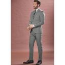 Next Empire Mills Signature Birdseye Suit: Jacket - Grey - Mens - Size 40R - Wool - Ezibuy