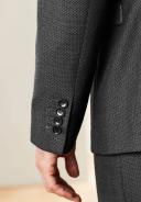 Next Empire Mills Signature Birdseye Suit: Jacket - Grey - Mens - Size 40R - Wool - Ezibuy