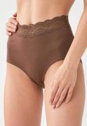 Next Lace Trim Cotton Blend Knickers 4 Pack-Full Brief