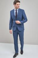 Next Signature Suit: Jacket-Tailored Fit - Blue - Mens - Size 38R - Wool - Ezibuy
