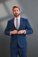 Next Signature Suit: Jacket-Tailored Fit - Blue - Mens - Size 38R - Wool - Ezibuy