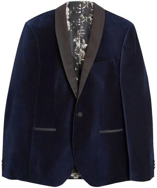 Next Velvet Jacket - Slim Fit