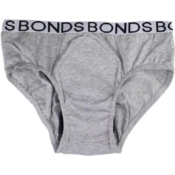 NightNDay Boy's Bonds Hipster Incontinence Underwear Grey Marl / 3-4 Years