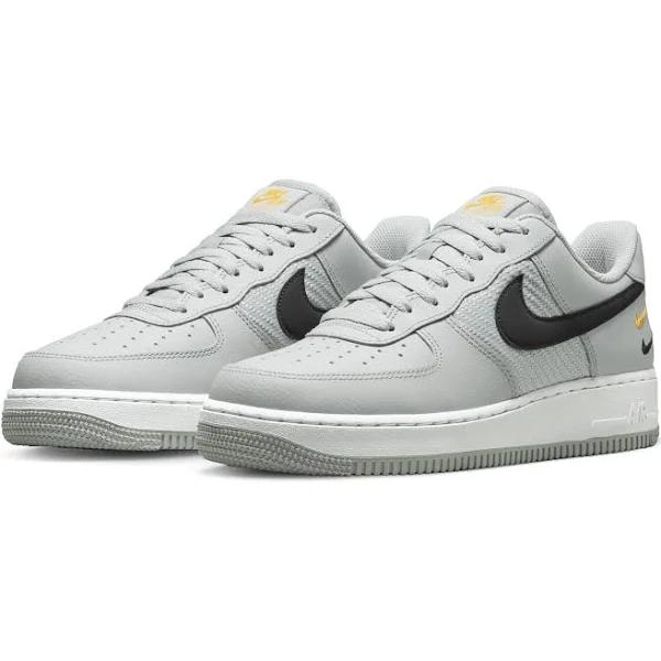 Nike AF1 Lo Gry/wht/ylw$ - White - 7
