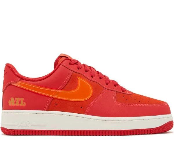 Nike Air Force 1 '07 'ATL' Sneakers | Red | Men's Size 6.5