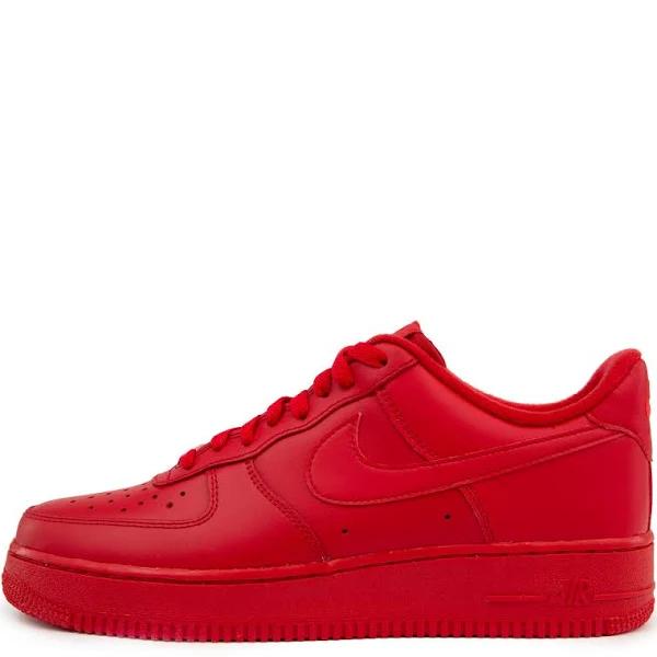 Nike Air Force 1 07 LV8 'Triple Red' Shoes - Size 9