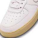 Nike Air Force 1 07 Swoosh-embroidered Leather Low-top Trainers Pink