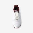 Nike Air Force 1 '07 White/Burgundy - Size 9