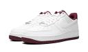Nike Air Force 1 '07 White/Burgundy - Size 9