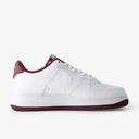 Nike Air Force 1 '07 White/Burgundy - Size 9
