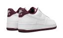 Nike Air Force 1 '07 White/Burgundy - Size 9