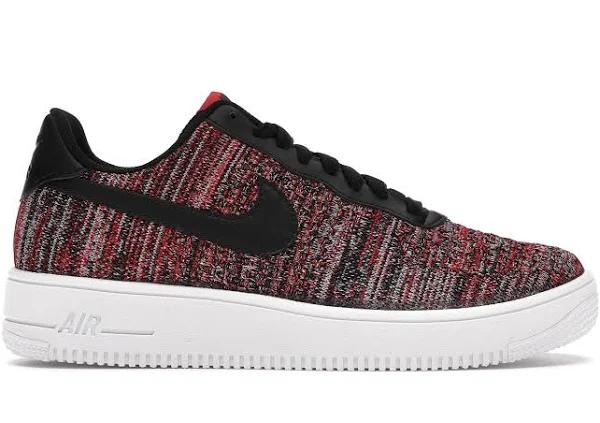 Nike Air Force 1 Flyknit 2.0 University Red Black
