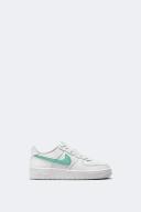 Nike Air Force 1 Junior's - Summit White/Emerald Rise - 4