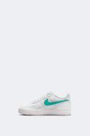 Nike Air Force 1 Junior's - Summit White/Emerald Rise - 4